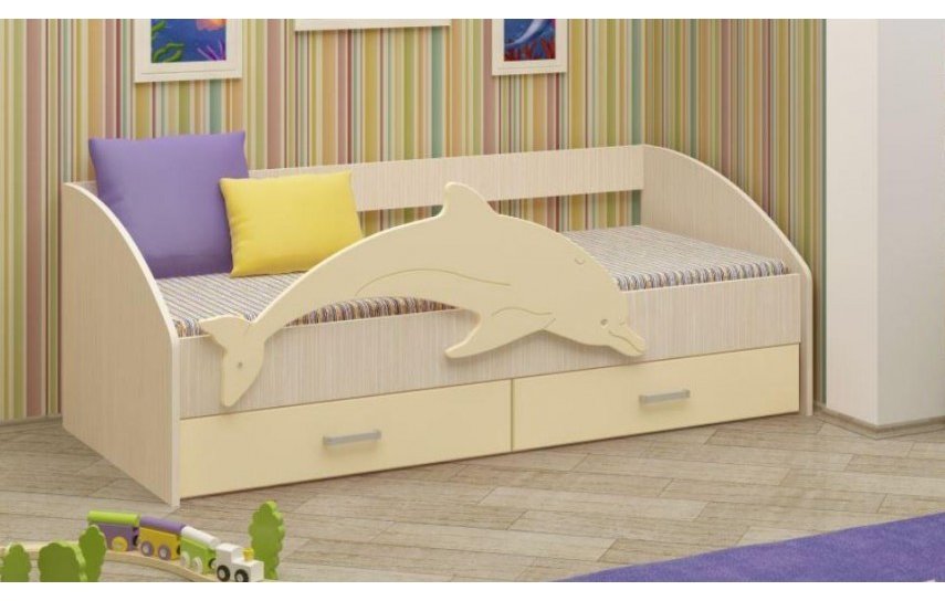 Двухъярусная кровать с дельфином